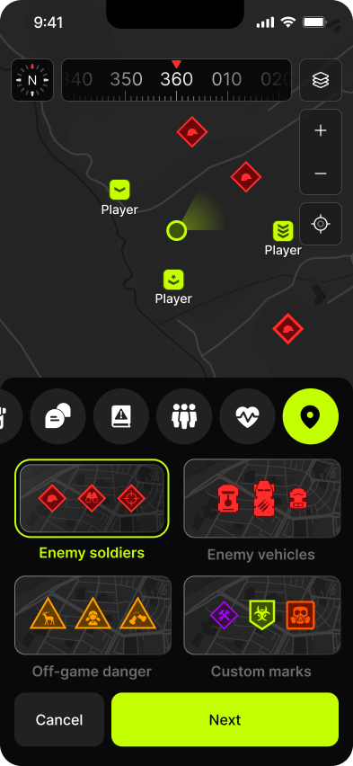 HackTac app screenshot